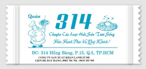 in khăn lạnh tại quận 8